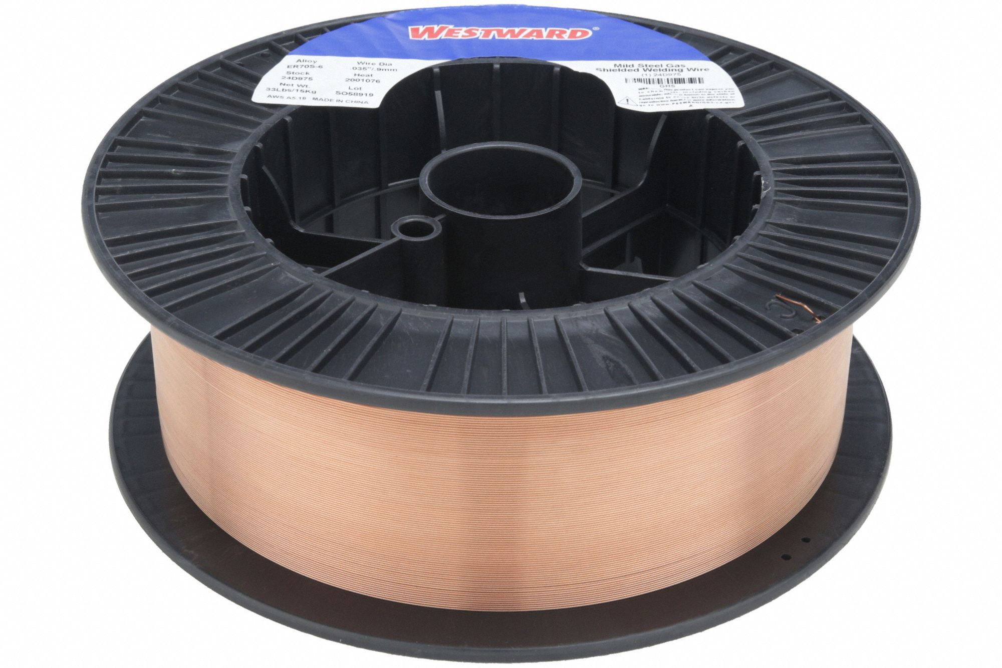 Flux-Cored Welding Wire: Carbon Steel, E71T-GS, 0.03 in, 10 lb