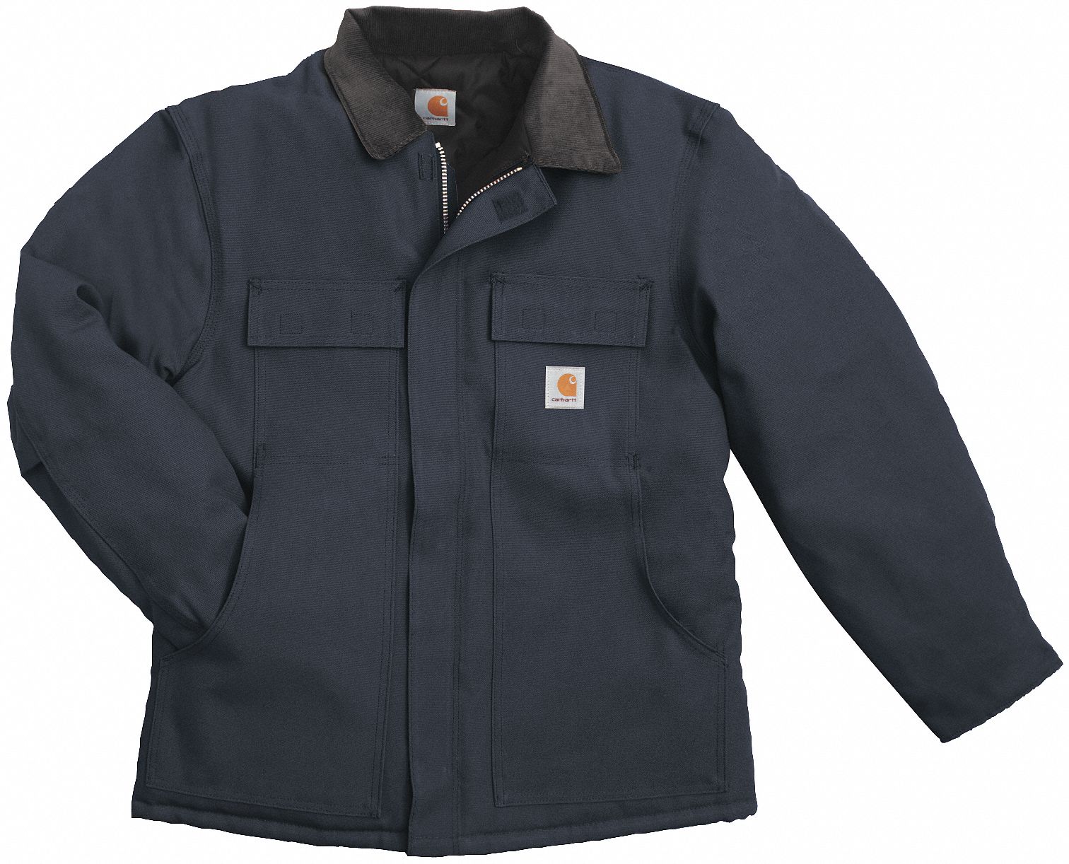 CARHARTT Coat Jacket Men s Jacket Garment XL Navy Regular Insulated for Cold Conditions