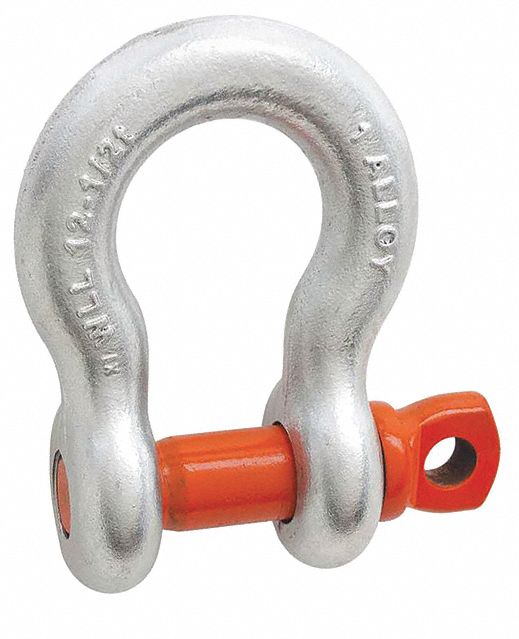 1/2In Anchor Shackle Screw Pin Galv