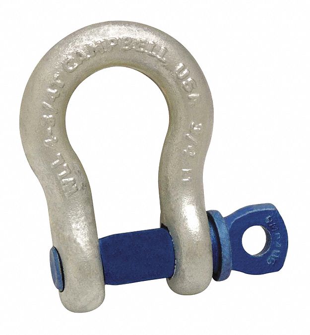 11/8In Anchor Shackle Screw Pin Cs Galv