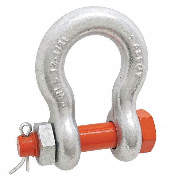 24E849 - 1/2In Anchor Shackle Bolt Type Galv