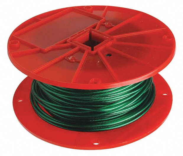 24E916 - 1/16In 1X7 Cable Green 250 Ft.