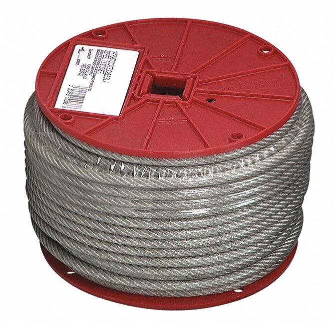 24E928 - 1/4In 7X19 Cable Vinyl To 5/16In 200 Ft