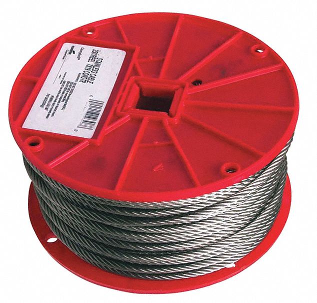 24E926 - 1/4In 7X19 Ss Cable 250 Feet