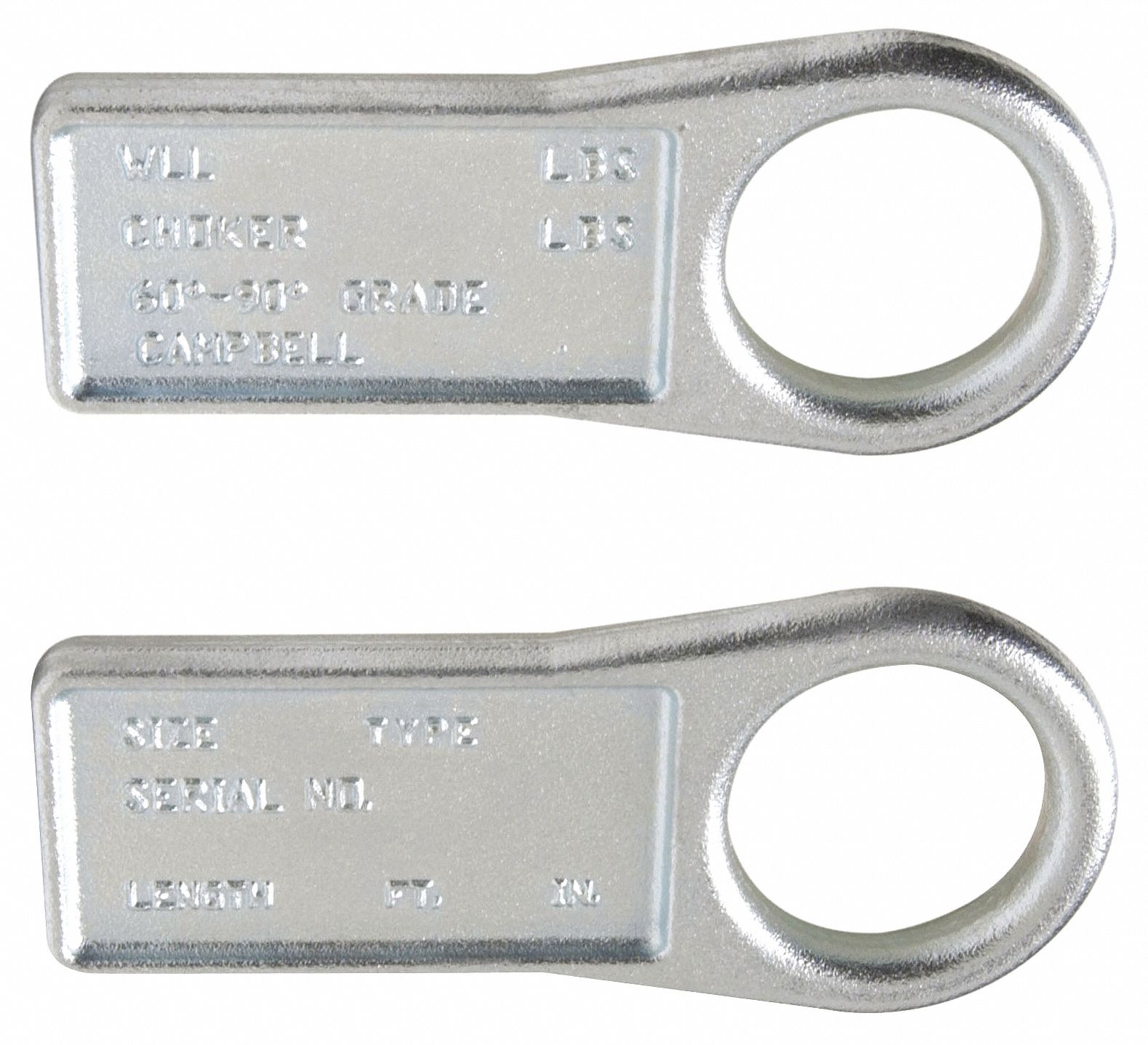 Id Tag For Sling Chains Zinc Plated Grainger