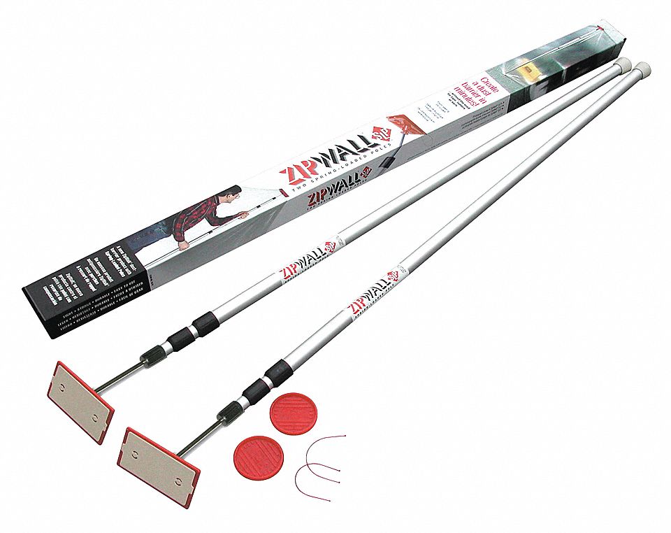 DUST BARRIER SYS, 2 POLES