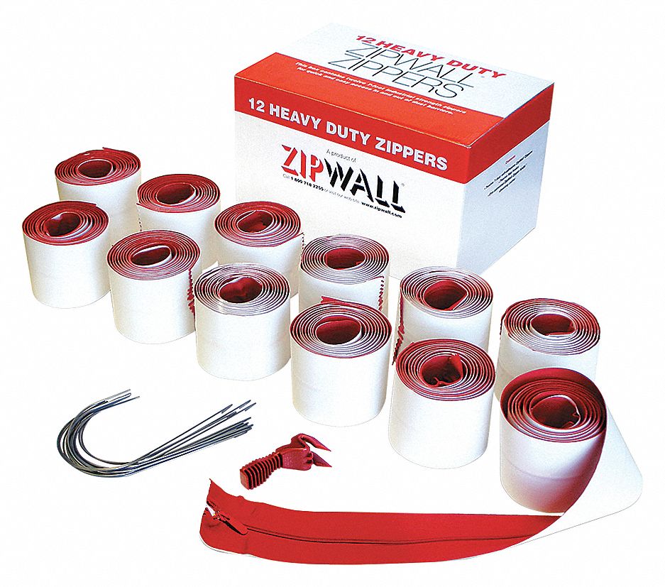 ZIPWALL HD ZIPPER 12PK