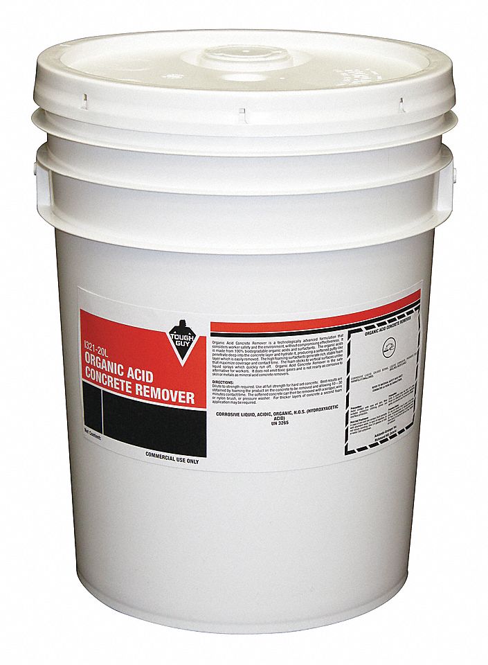 TOUGH GUY CONCRETE REMOVER, BIODEGRADABLE, LIQUID, FOAMING, RED, 20 L