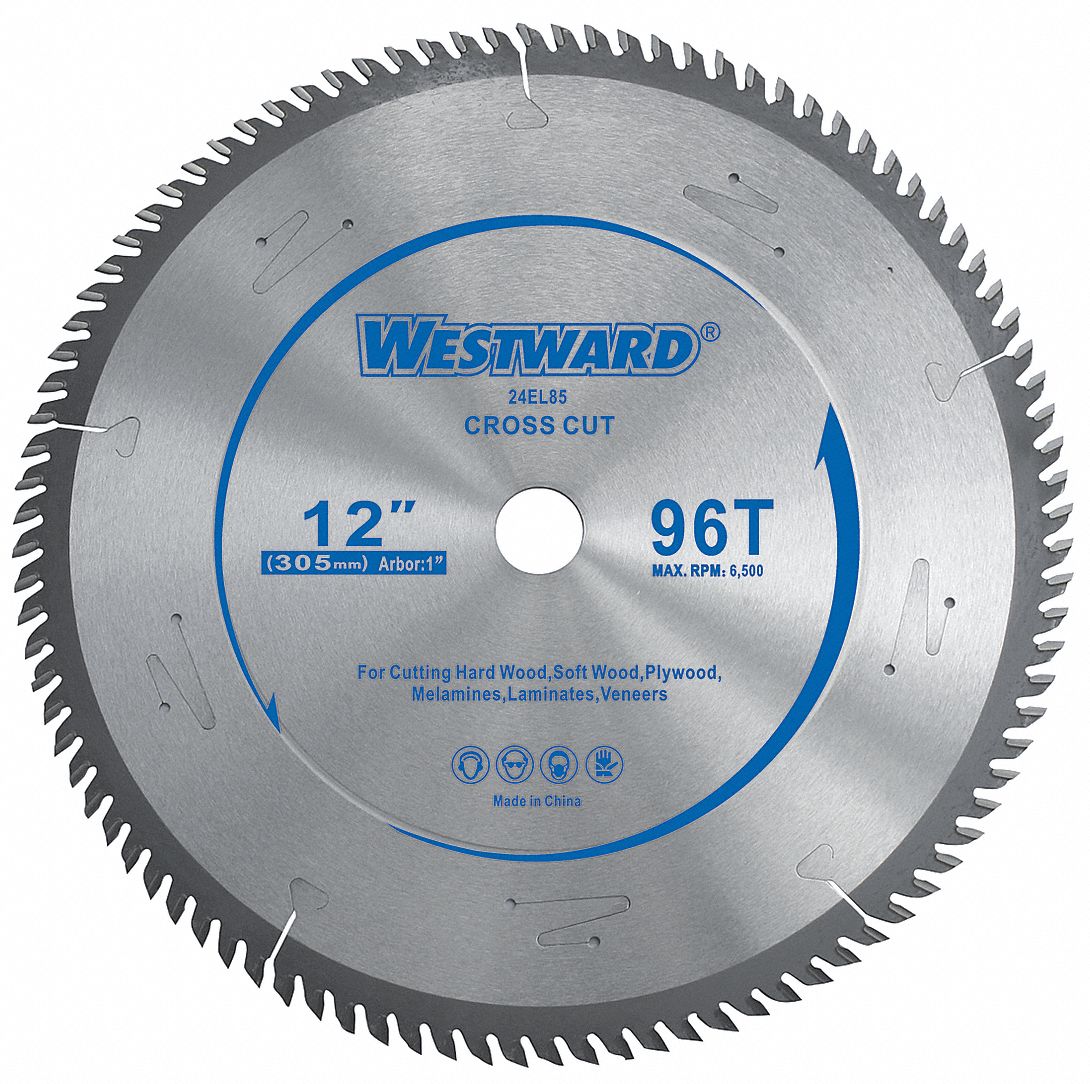 Circular Saw Blade, 12 in Blade Dia. Grainger
