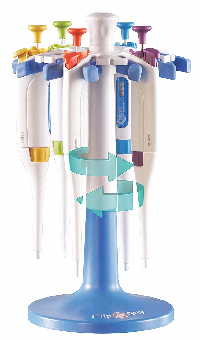 PIPETTE HOLDER,ABS/TPE,BLUE