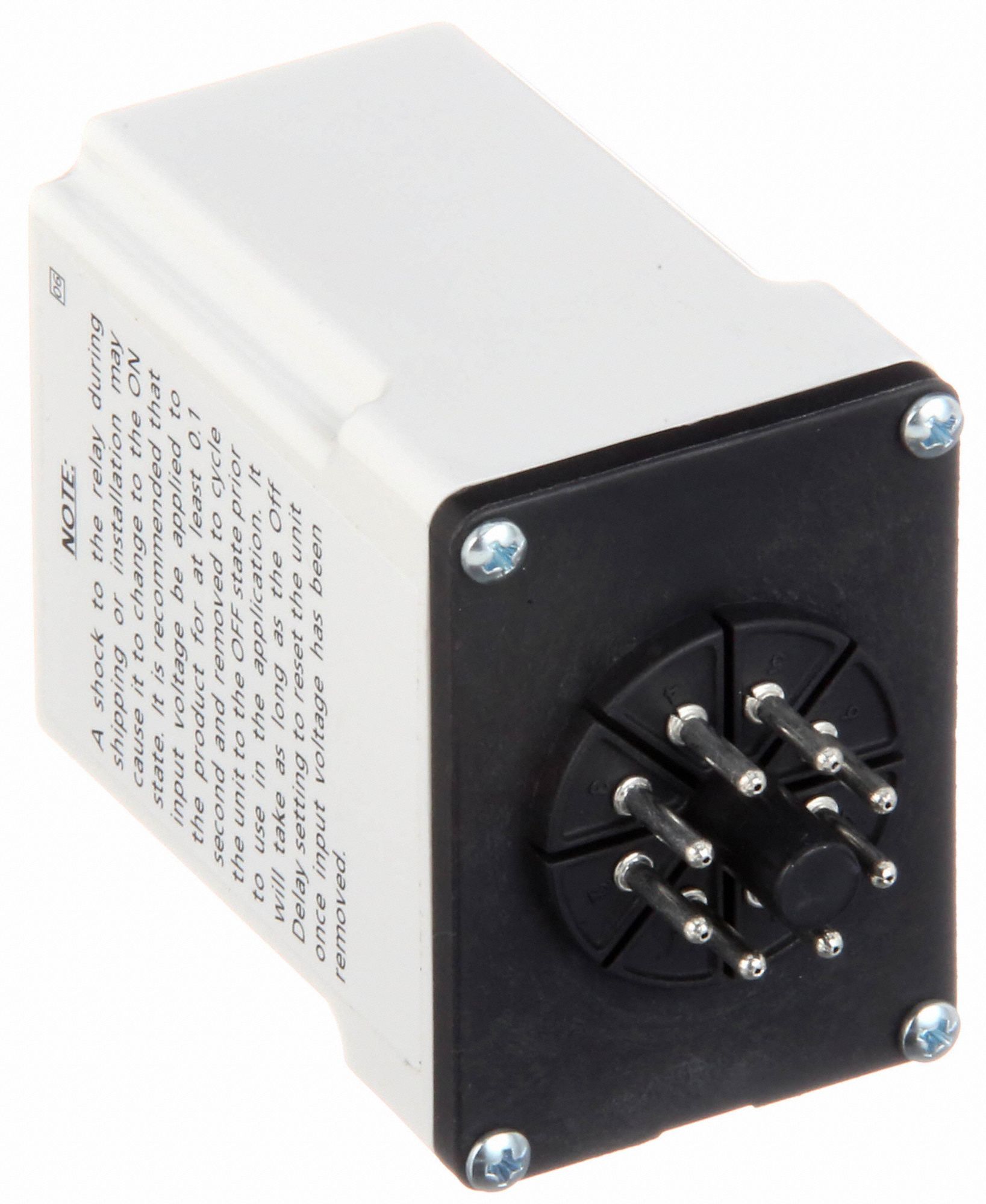 DAYTON Single Function Time Delay Relay 8 Pins Relay, Potentiometer