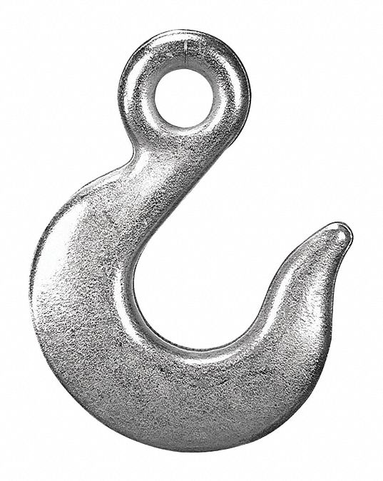 1/2In Eye Slip Hook Grade 43 Zinc Pl
