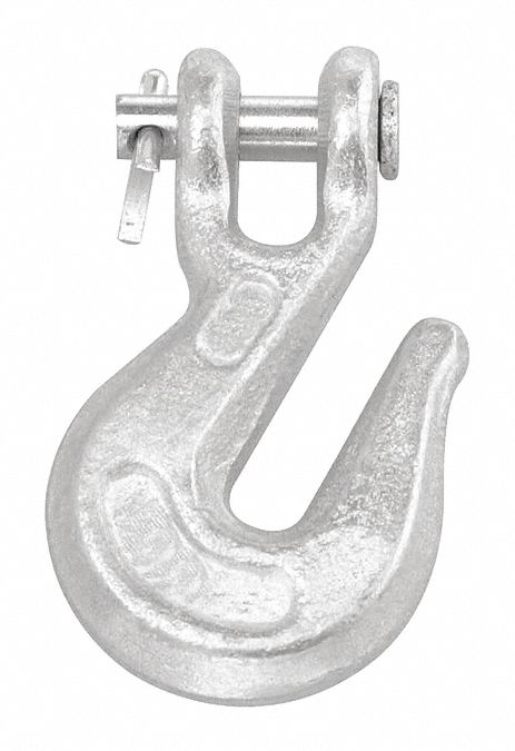1/2In Clevis Grab Hook Grade 43 Zinc Pl