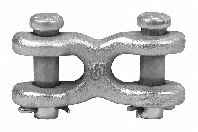 24F854 - 1/4In 5/16In Twin Double Clevis Link Stl - Only Shipped in Quantities of 10