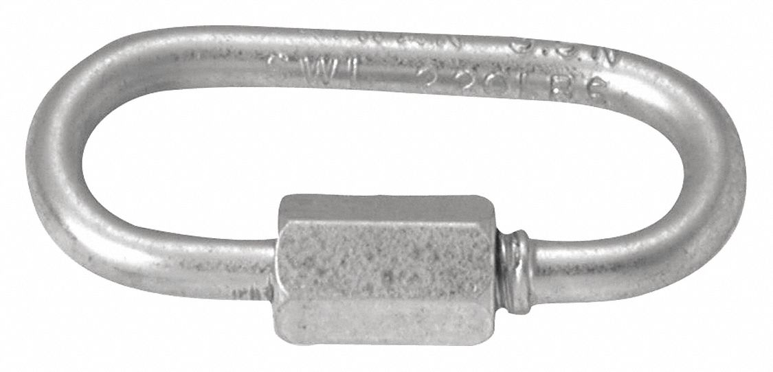 CAMPBELL, No7350 3/16In Quick Link Stainless Steel - 24F862 CAMPBELL, No7350 3/16In Quick Link Stainless Steel - 24F862