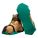 UNISEX STRAPS, L, SIZE 9 TO 13, NYLON, GREEN, 13 X 5½ X 1½ IN, FOR DRY/WET FLOORS