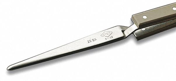 Tweezers Antimagnetic Semifine Flush