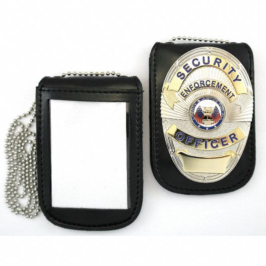 HEROS PRIDE, Leather, Universal, Badge Holder 24GU269130U Grainger