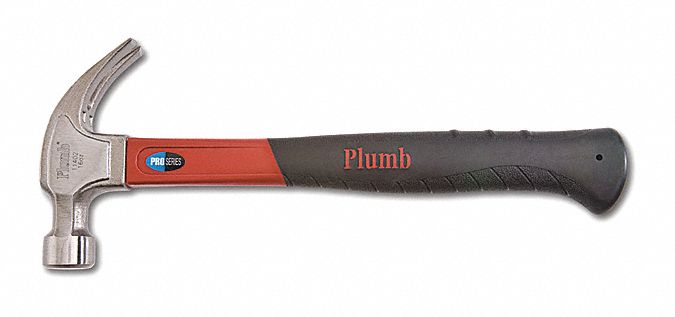 Plumb Hammer Mit Gebogener Klaue – Glasfasergriff, 0.567 Kg