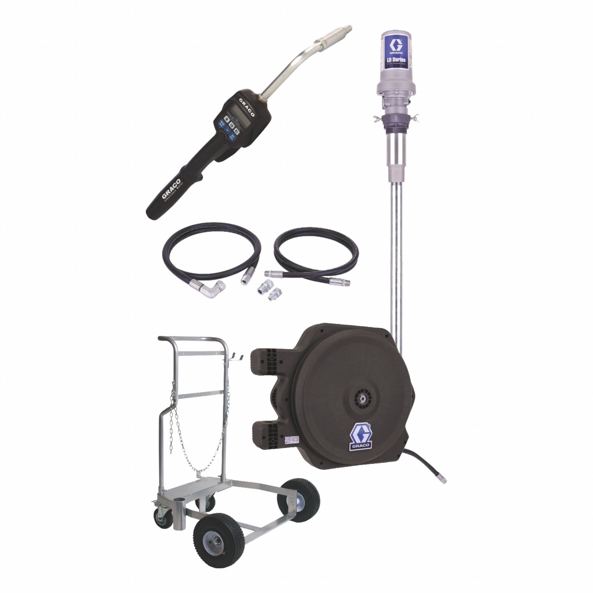 KIT 5:1 CART W/ REEL-NPT: Cart, 5:1, 6.7 gpm Max. Flow Rate