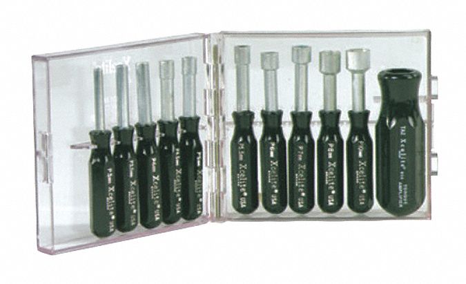 11Piece Nutdriver Set Metric Sizes
