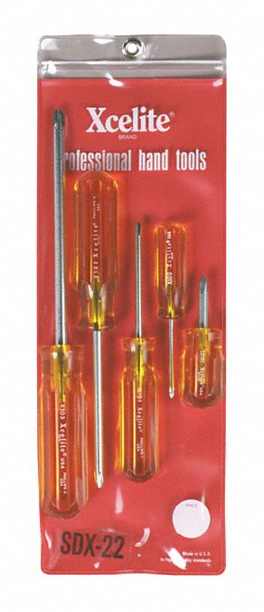 5Piece Round Phillips Screwdriver Set S