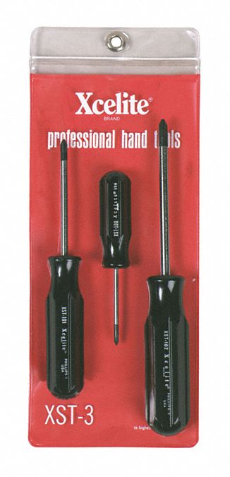 3-Piece Super-Tru Tip Screwdriver Set