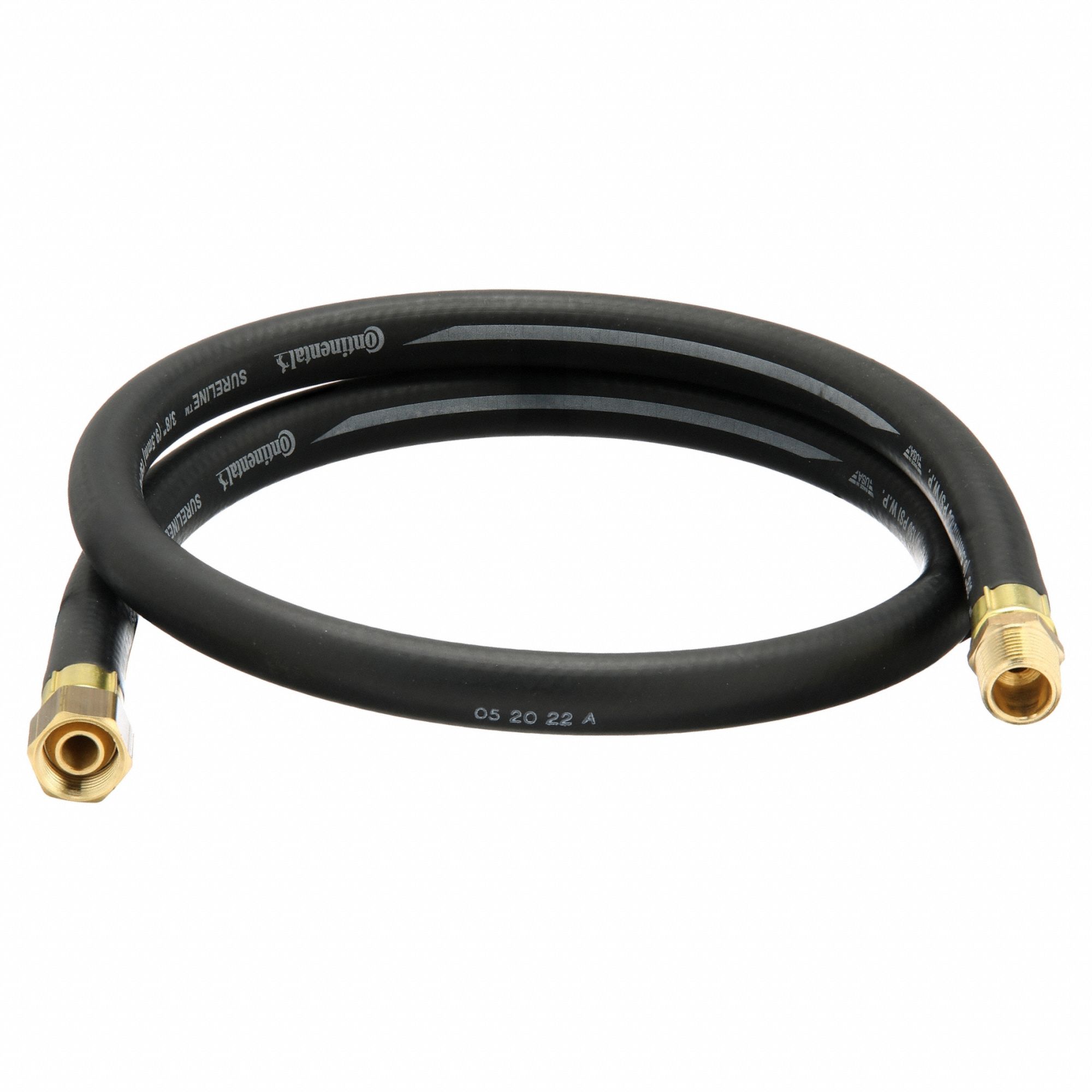 Blasting Cabinet Air Hose: 3/8 in ID x 40 in L, Blasting Cabinet Air Hose