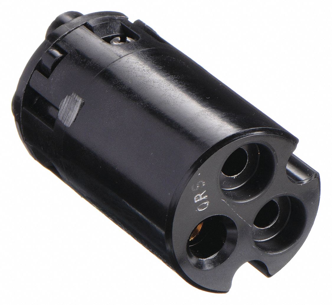 Interior Replacement Kit, 3W, 20A: 16 A, 100/130V AC, IEC Grounding, Female, 2 Poles, 3 Wires