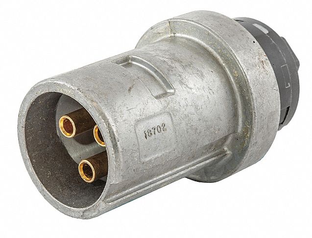 Replacement Insulgrip Pin and Sleeve Interior: 30 A, 250V DC/600V AC, Style 2 Grounding, Male