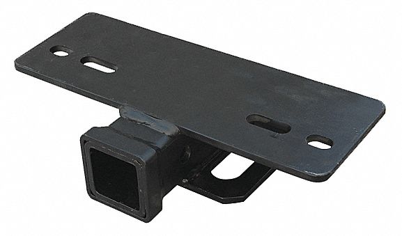 STEP BUMBER RECEIVER, CLASS III, FOR 2 IN RECEIVER, 2 IN SHANK, 500 LB TW/4000 LB GVW, BLK, STEEL