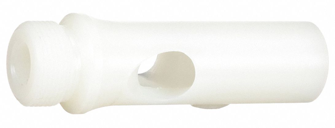 Air Gun Nozzle: Nylon, 2 1/2 in Extension Lg, 5/8 in UNM Thread Size, 107 dBA Sound Level