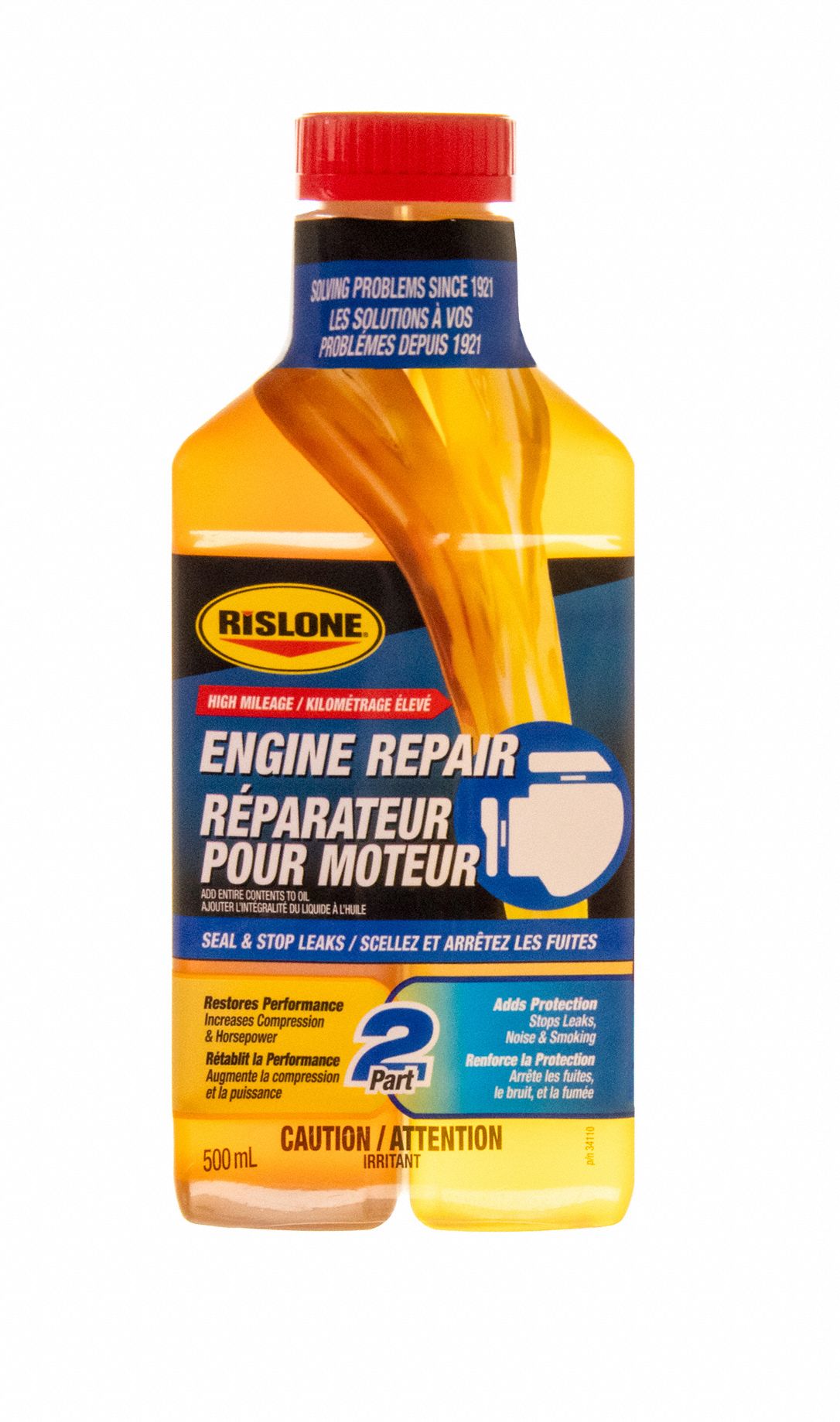 Bar's Leaks 4102 Rislone High Mileage Engine Treatment, Oz