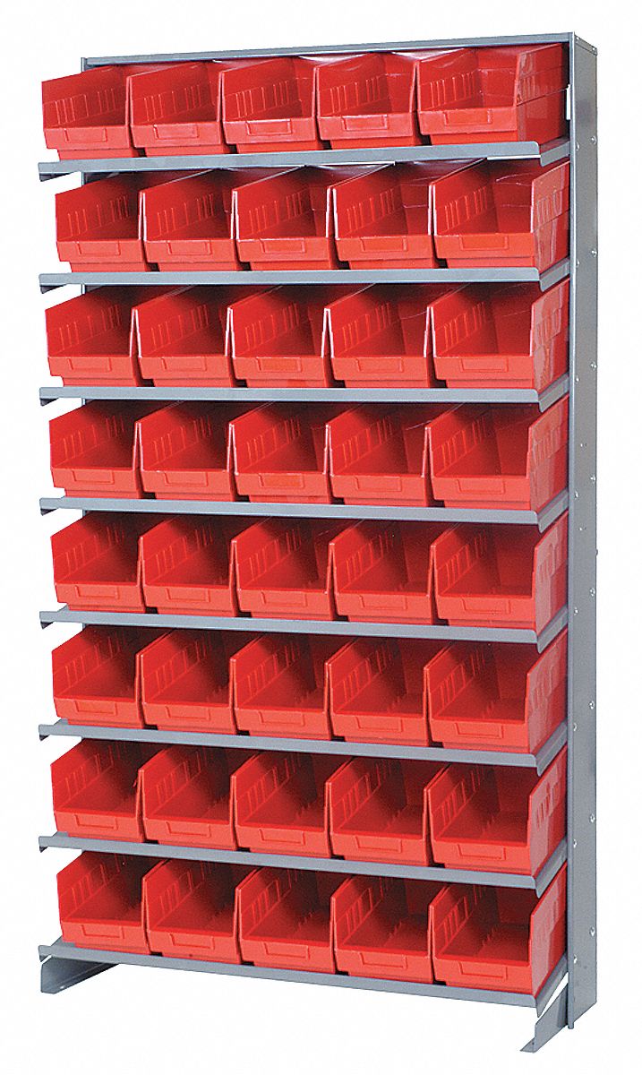 QUANTUM STORAGE SYSTEMS, 36 in x 12 in x 64 in, 1 Sided, Pick Rack ...