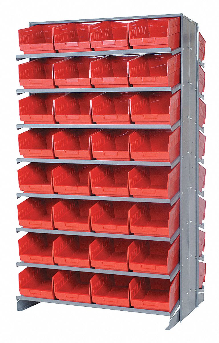QUANTUM STORAGE SYSTEMS, 36 in x 24 in x 64 in, 2 Sided, Pick Rack