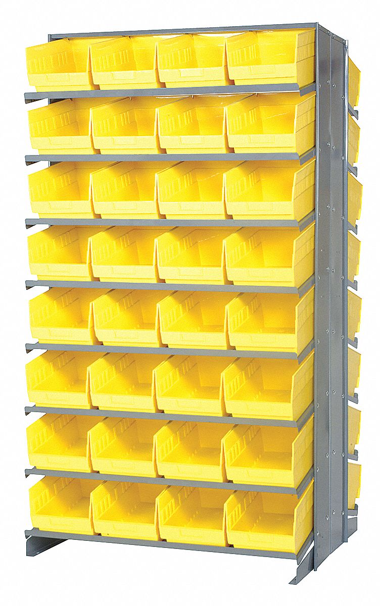QUANTUM STORAGE SYSTEMS, 36 in x 24 in x 64 in, 2 Sided, Pick Rack ...