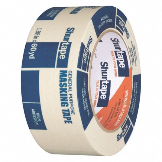 Shurtape CP 105 Masking Tape,paper,tan,18Mm