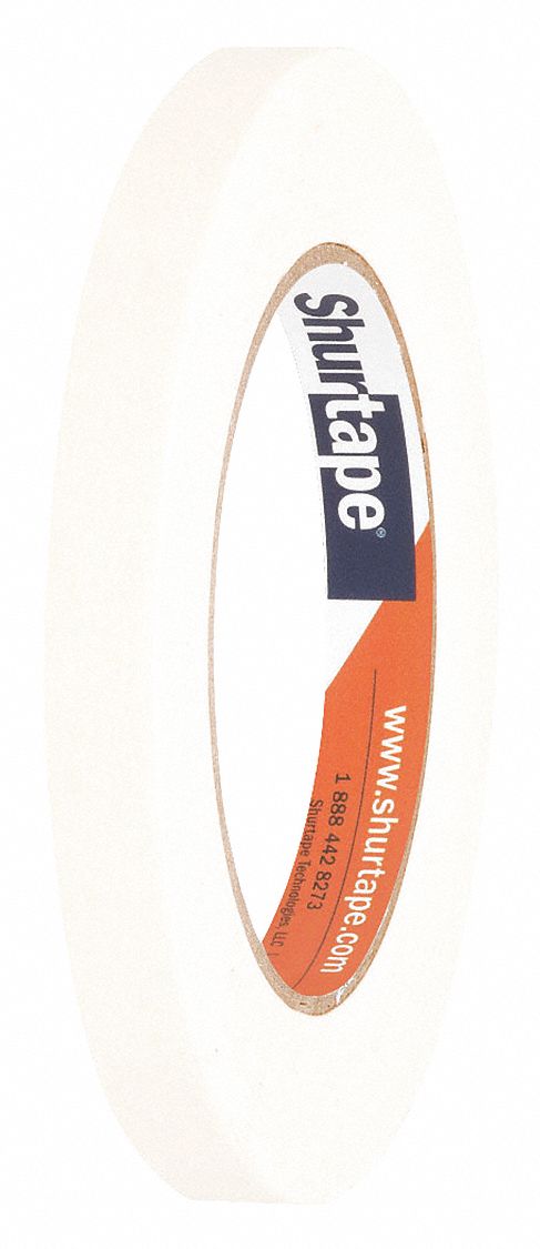 MASKING TAPE, ½ IN X 60 YARD, 5 MIL THICK, INDOOR, RUBBER ADHESIVE, TAN, 72 PK