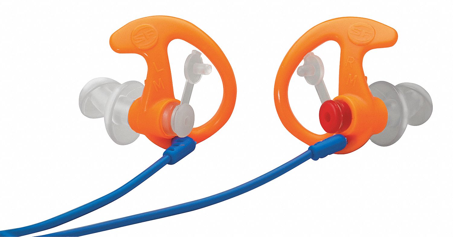 Ear Plugs,Orange/Blue,24dB,L,PR