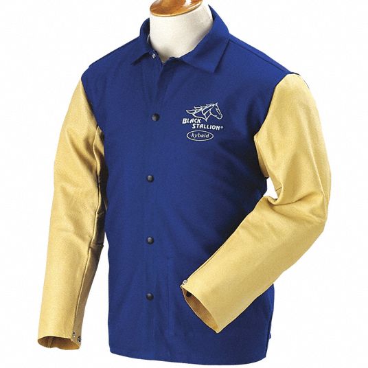 BLACK STALLION Welding Jacket 24K539FRB930C/PS Grainger