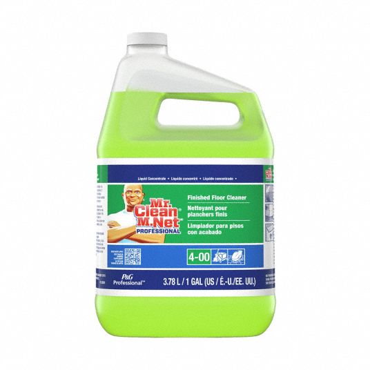 MR. CLEAN, Jug, 1 gal Container Size, Floor Cleaner - 24L286