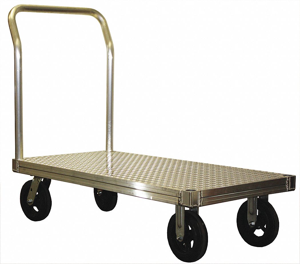 Platform Truck, Tread Plate Deck, 48x24