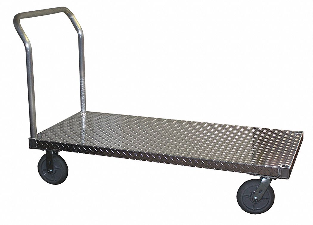Platform Truck, Tread Plate Deck, 36x24
