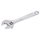WRENCH ADJUSTABLE, 18IN, CHROME