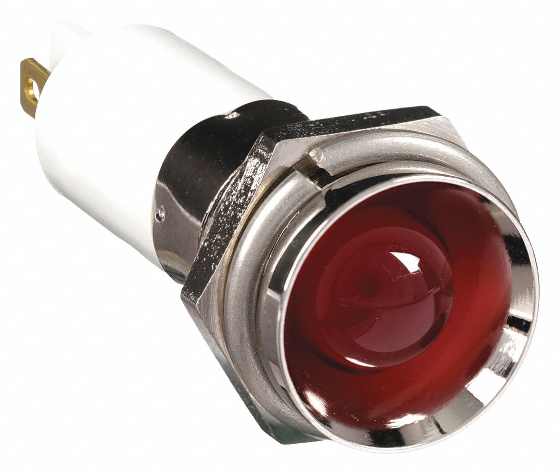 12 mm Panel Mounting Hole Dia, LED, Protruding Panel Light - 24M118 ...