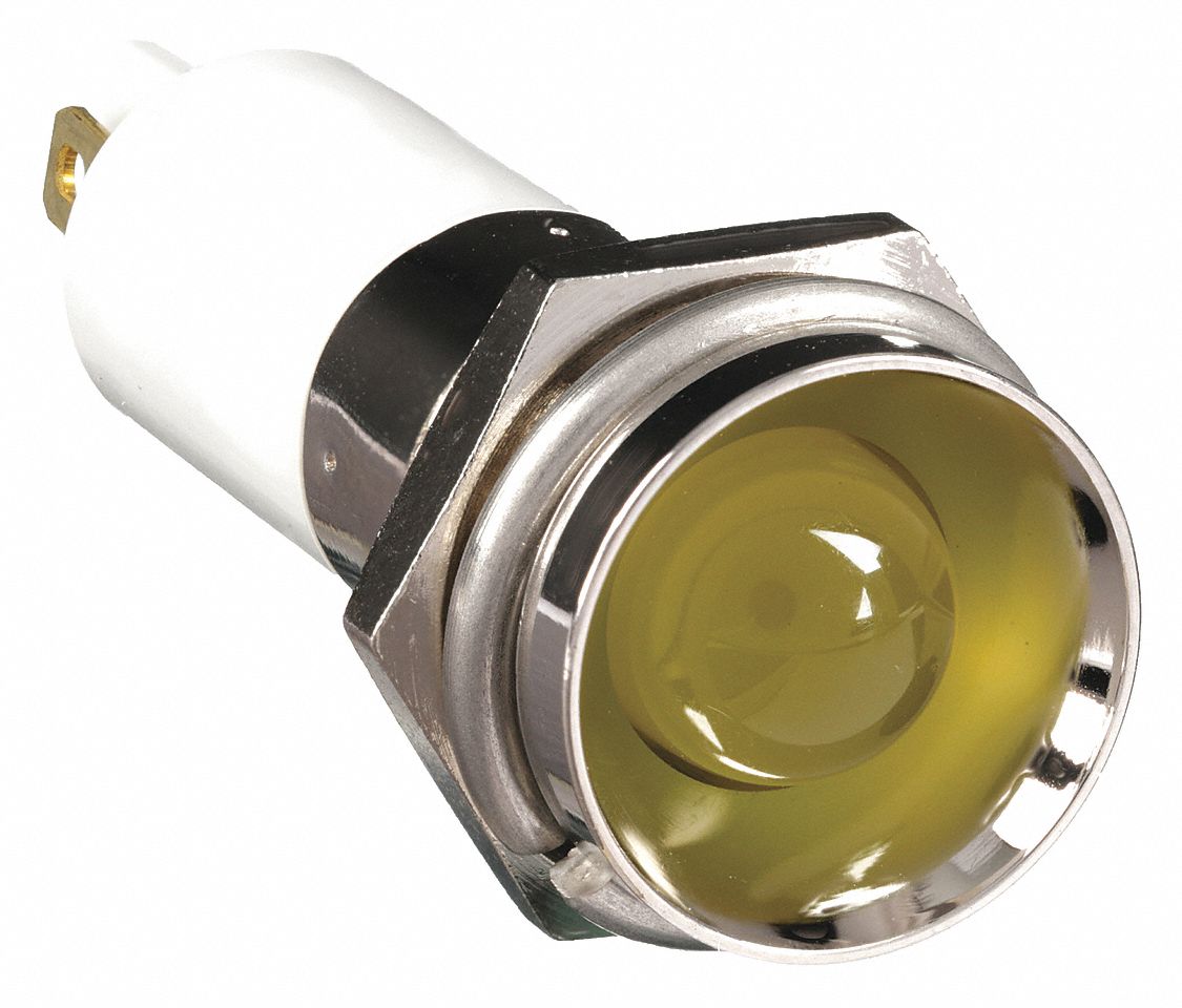 12 mm Panel Mounting Hole Dia, LED, Protruding Panel Light - 24M119 ...