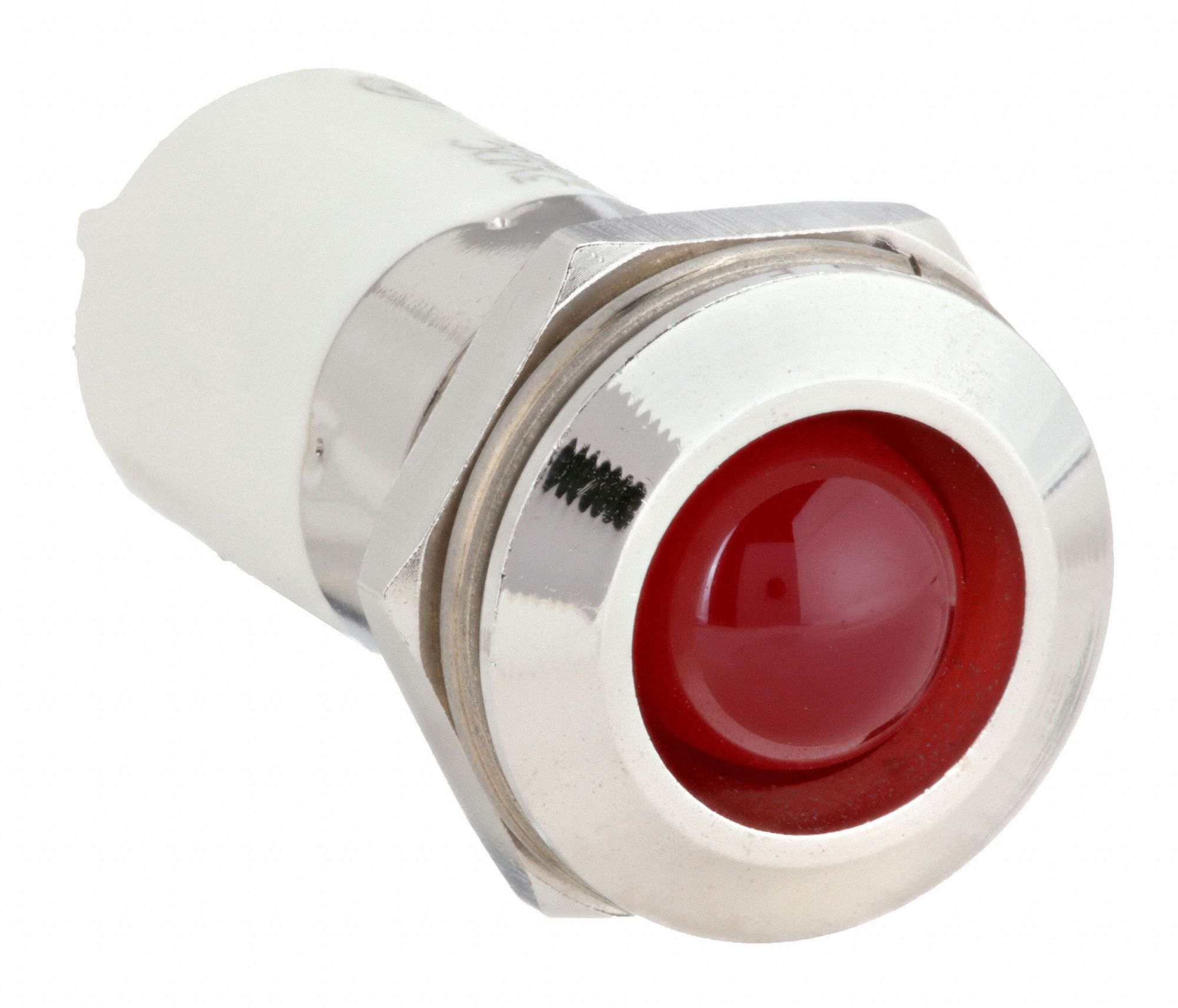 Raised Panel Light: 16 mm Panel Mounting Hole Dia, LED, Red, Raised Head, M16