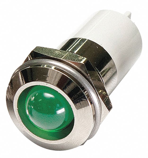 784716 20 Amps @12 Volts DC OMC Indicator Lamp Green Lens 0784716