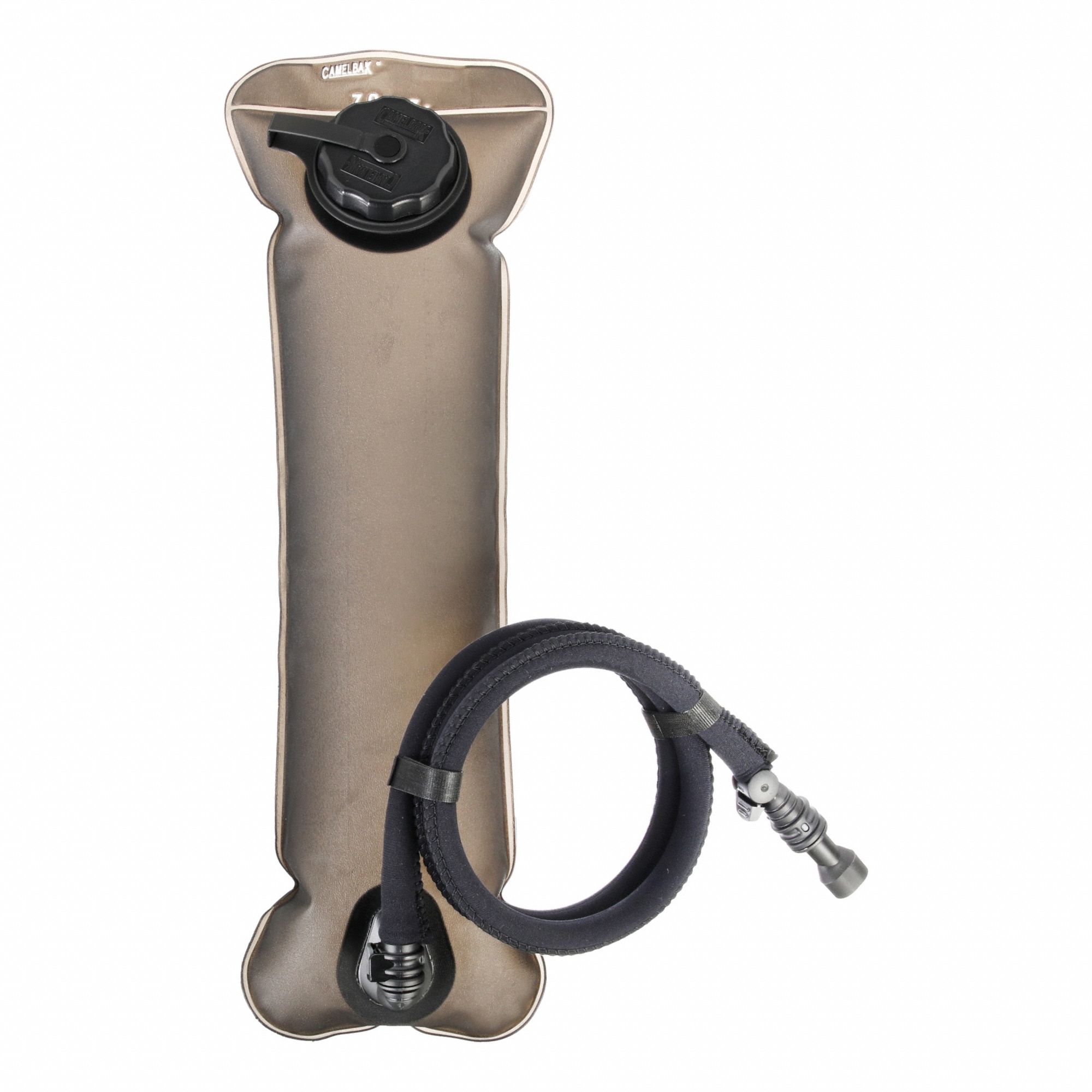 Long Neck Reservoir: Tan, 70 oz Capacity - Max, 18 5/16 in Overall Lg, 17 1/2 in Overall Wd