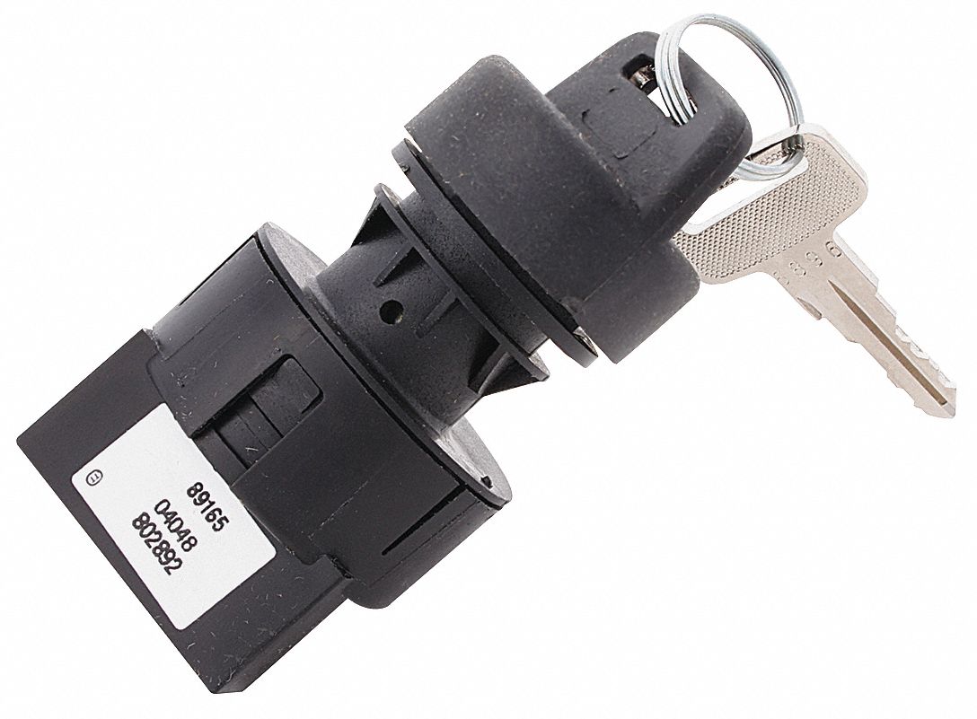 KEY SWITCH, 3 POSITION, 22 MM PANEL MOUNTING SIZE, 6896 KEY CODE